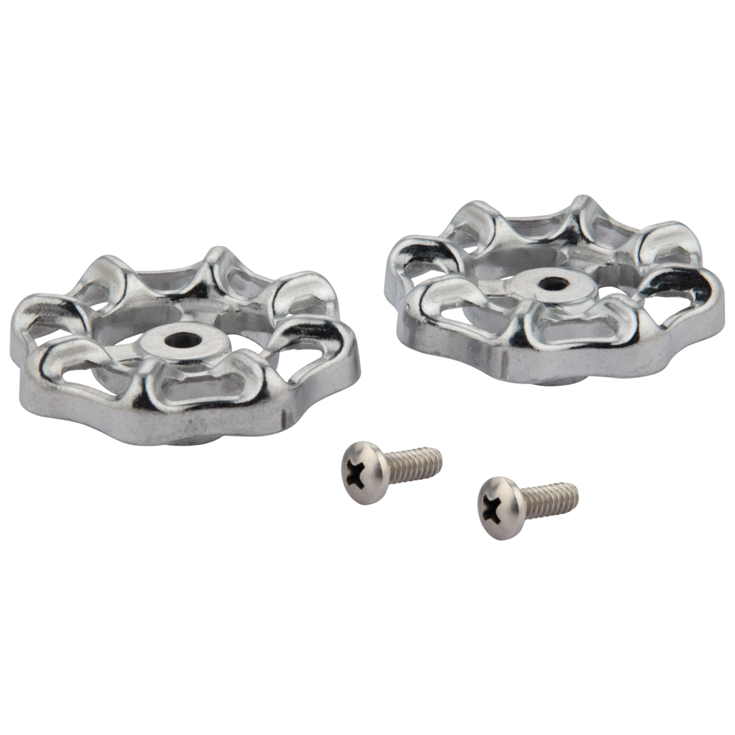 Commercial Instit Parts 060239A Wheel Handle and Screw Kit - Chrome