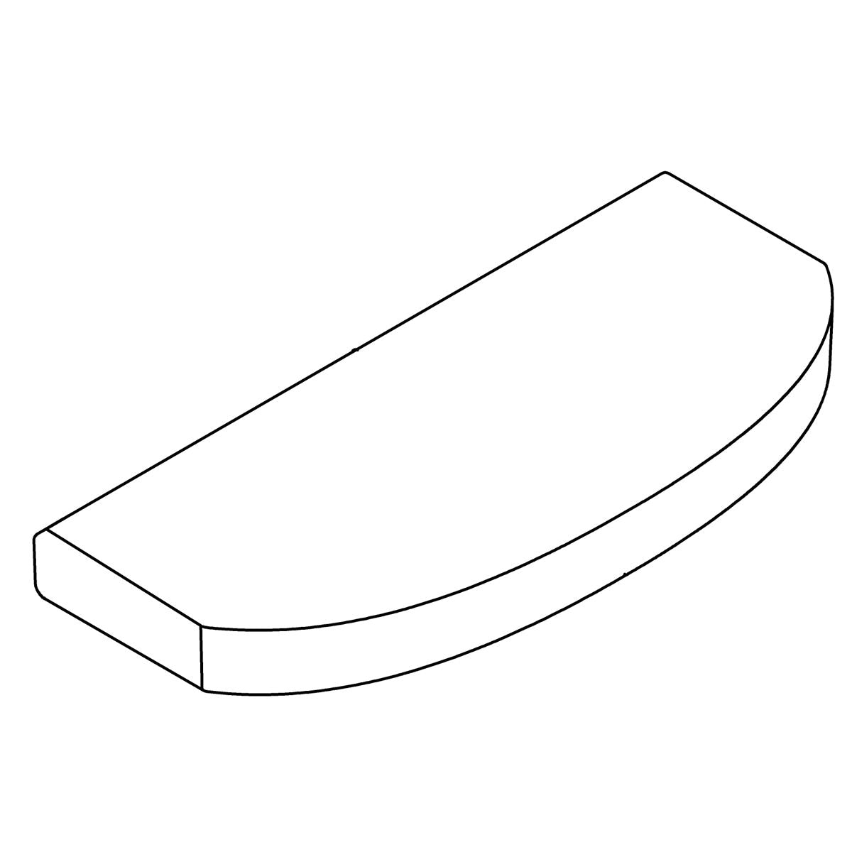 KOHLER K-1086929 Close Coupled Toilet Tank Cover