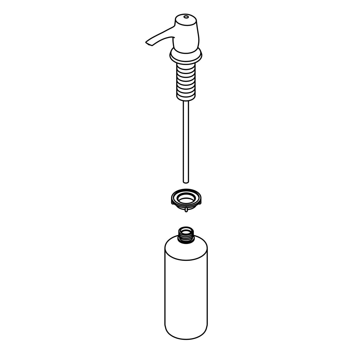 KOHLER K-1235753 Soap Dispenser Assembly