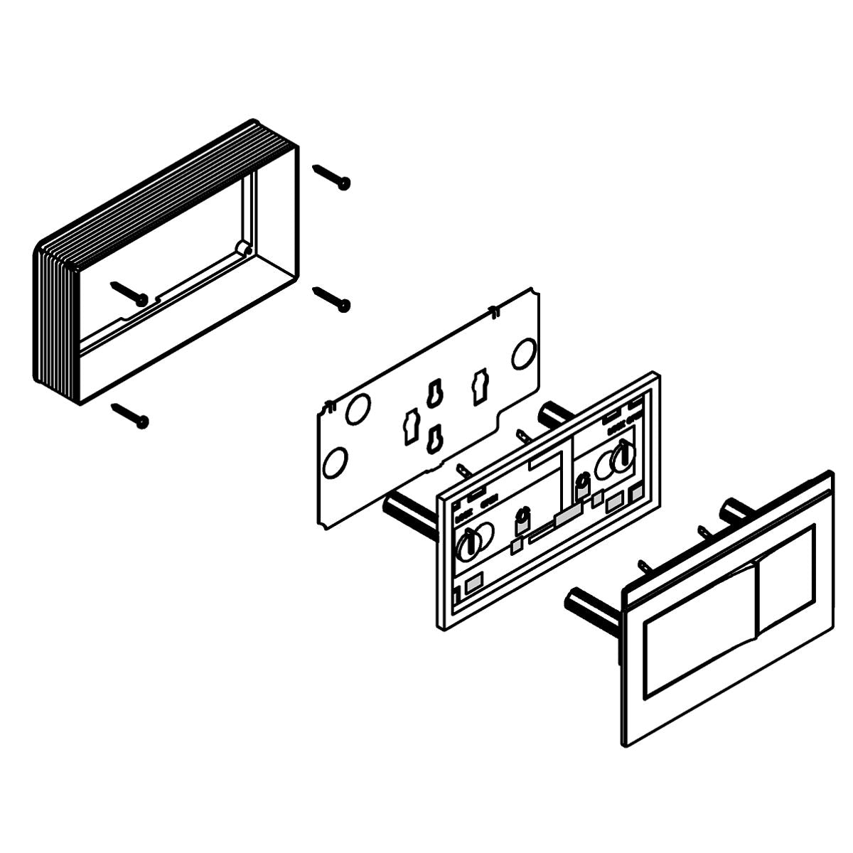 KOHLER K-1236014 Flush Actuator Kit