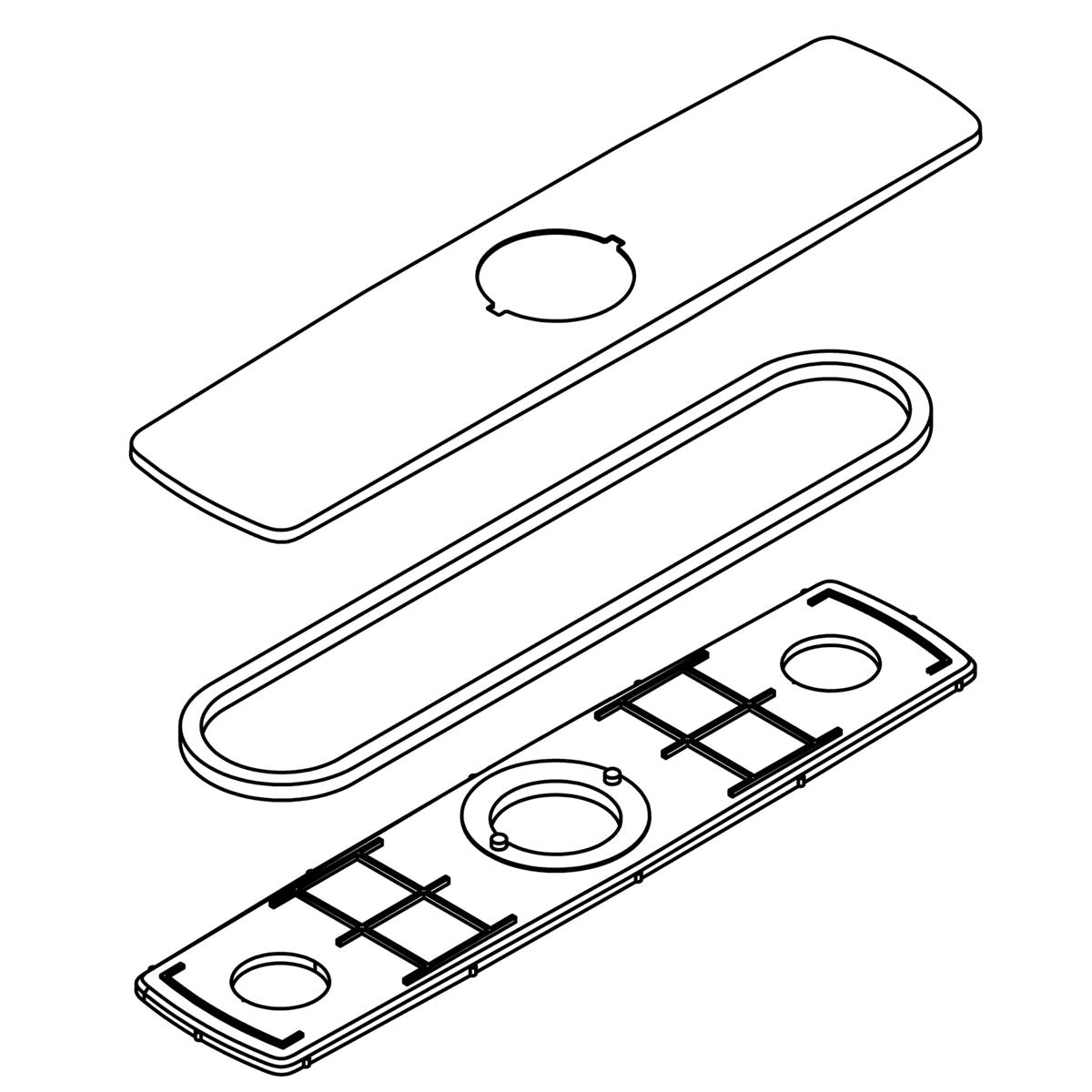 KOHLER K-1313786 Escutcheon Kit