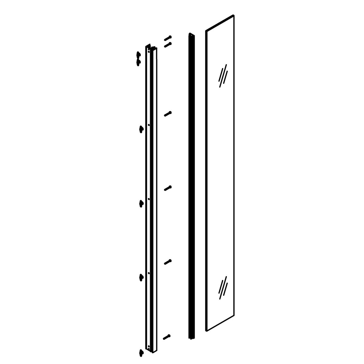 KOHLER K-1325936-01 Service Kit, Wall Jamb And Fixed Panel