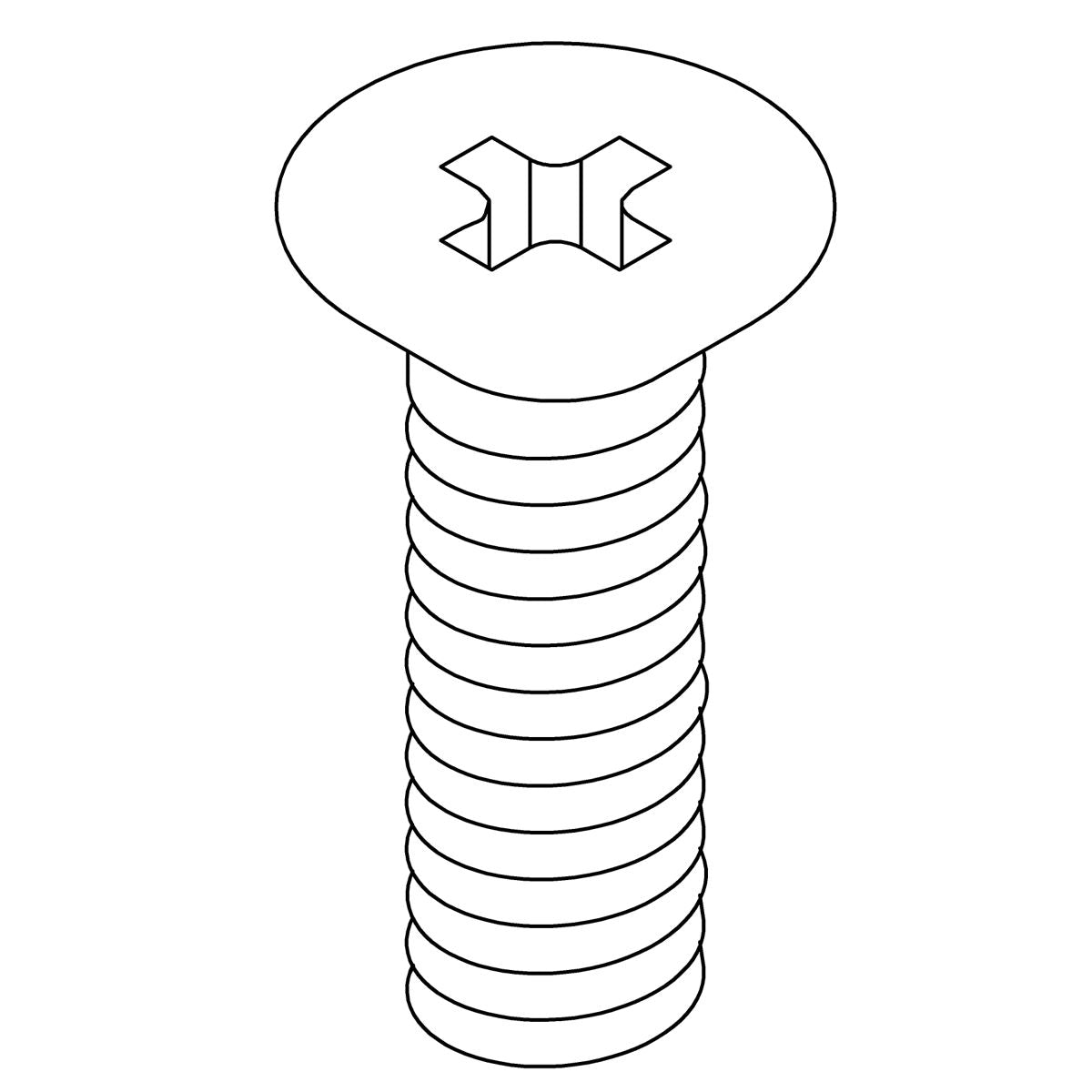 KOHLER K-1350361 Screw, 8-32 X .469