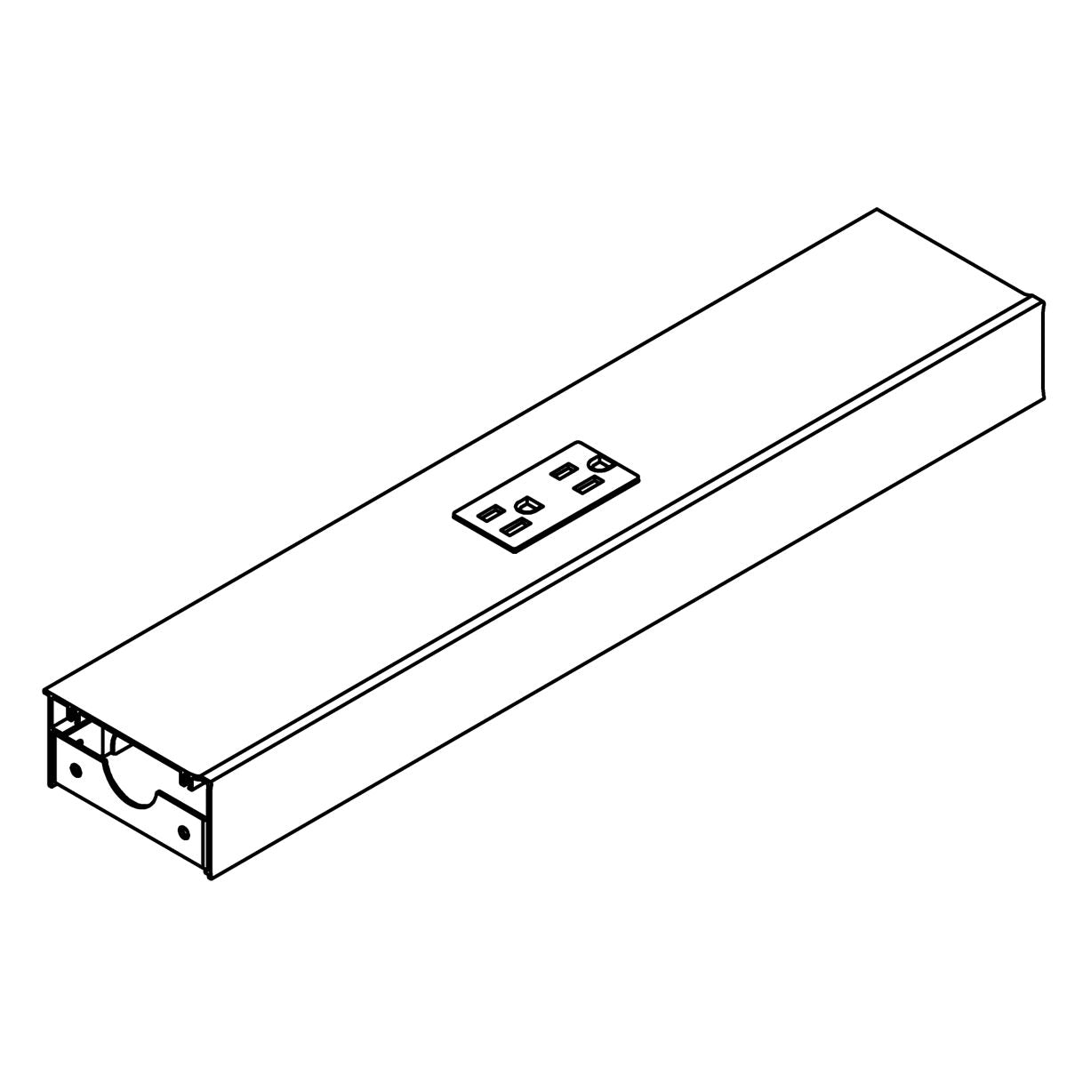 KOHLER K-1371579 Power Bar Kit, 40" Center Tlc