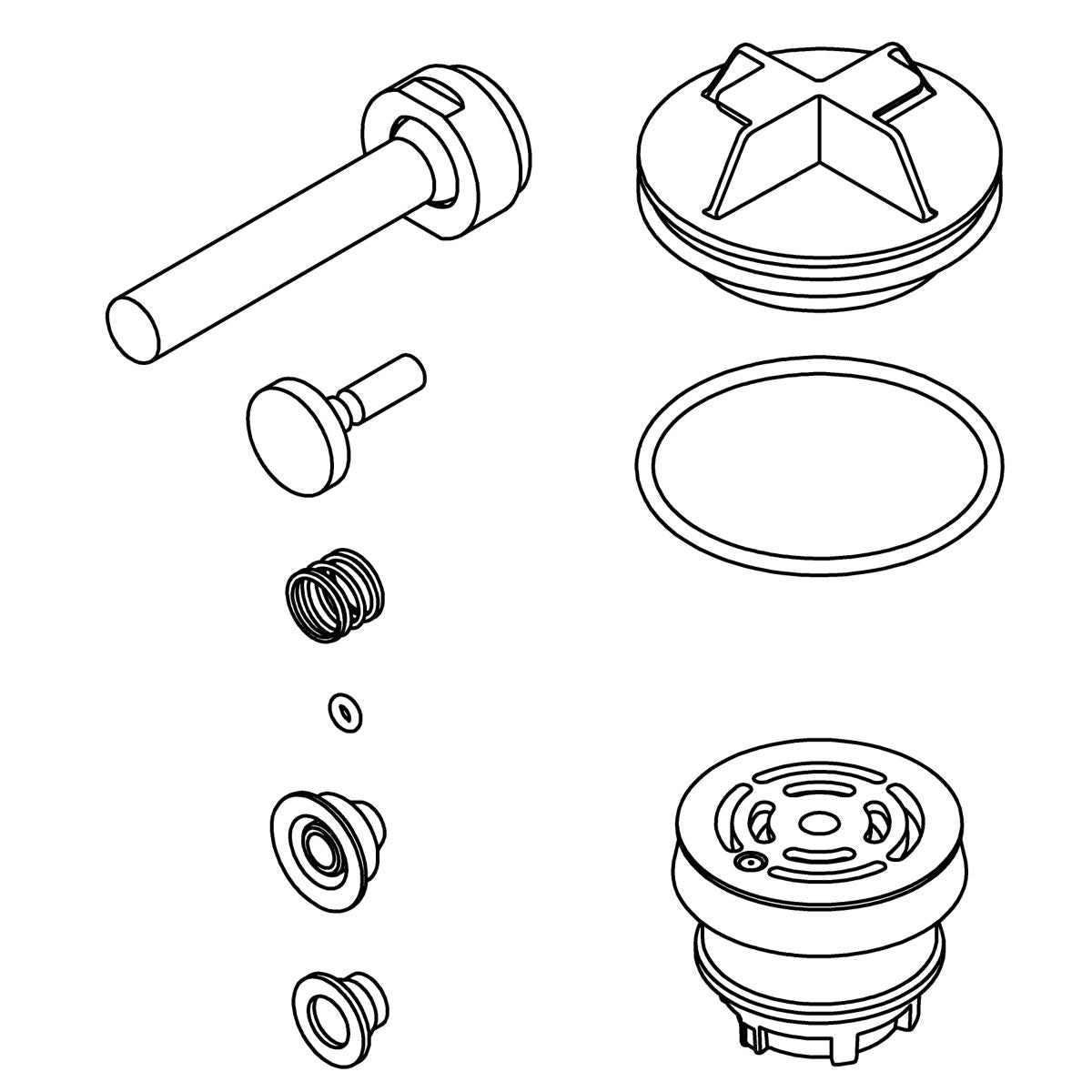 KOHLER K-1388744 Service Kit, 1.28 Gpf Manual Tfv