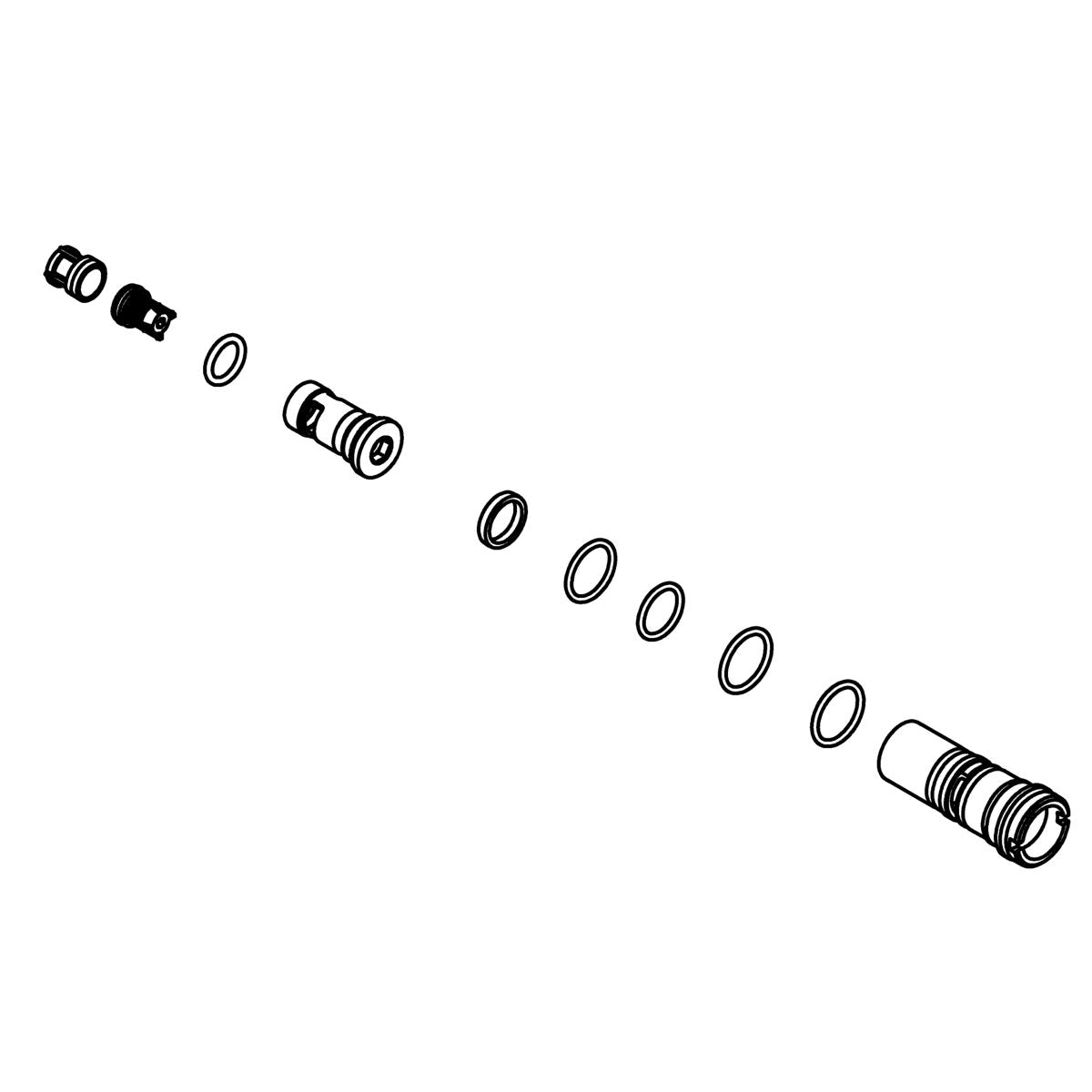 KOHLER K-1411262 Hot Service Stop Assembly Kit