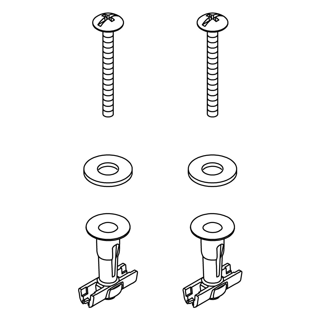 KOHLER K-1426571 Top Mount Hardware Kit - Pink