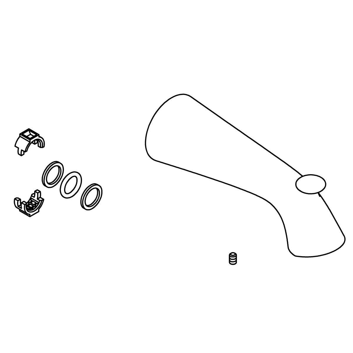 KOHLER K-1429477 Assembly, Tub Spout