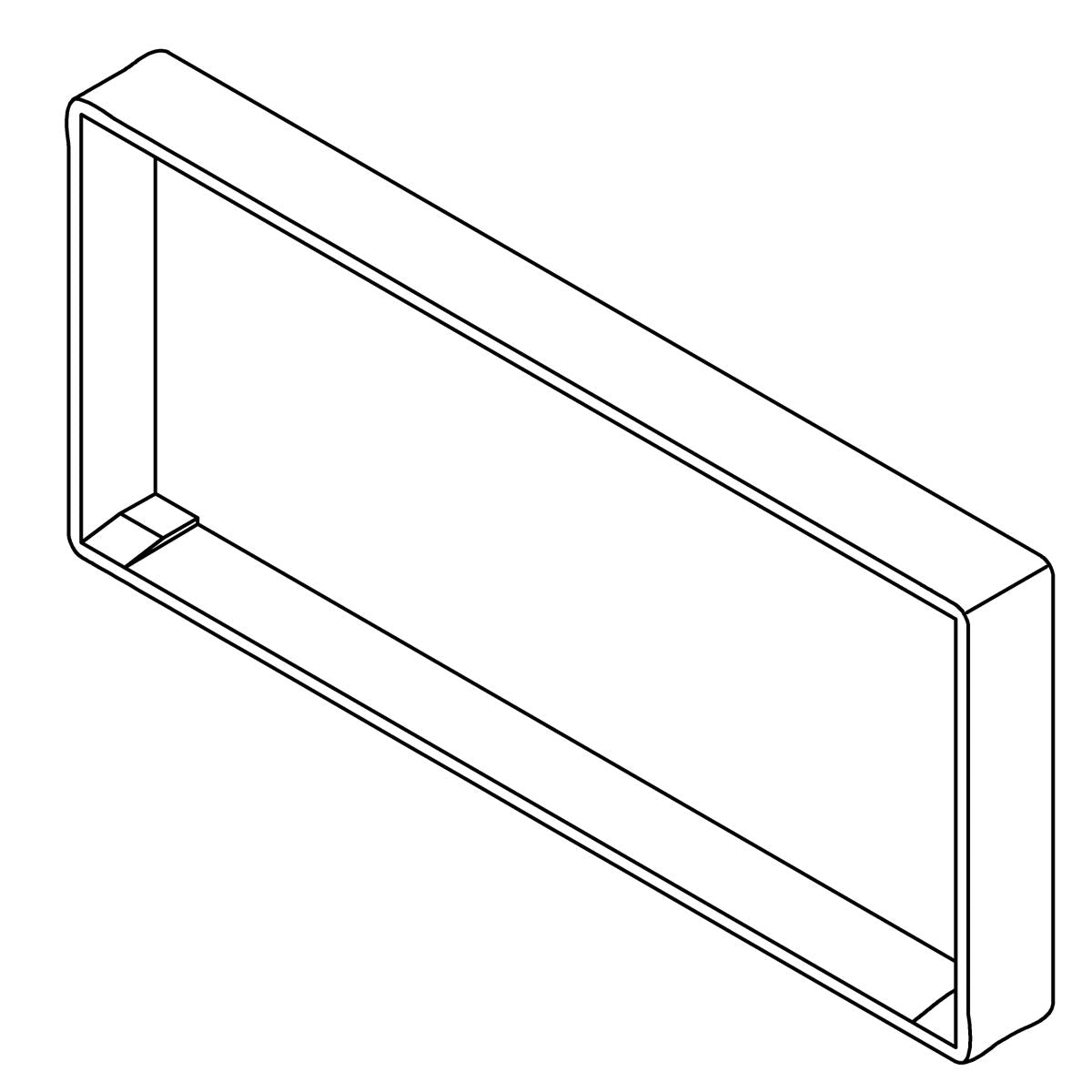 KOHLER K-1435787 End Cap, Sharp