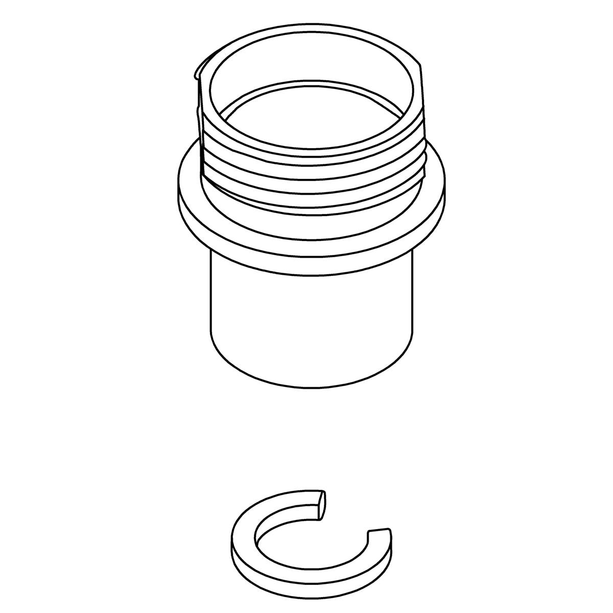 KOHLER K-1550061 Spray Nut Kit