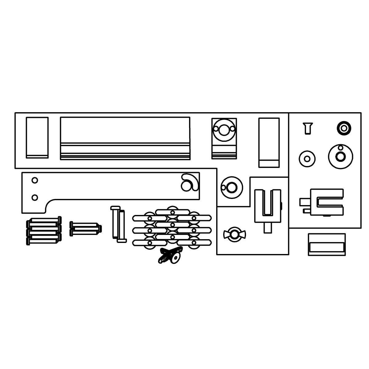 KOHLER K-1619862 31" Hardware Kit
