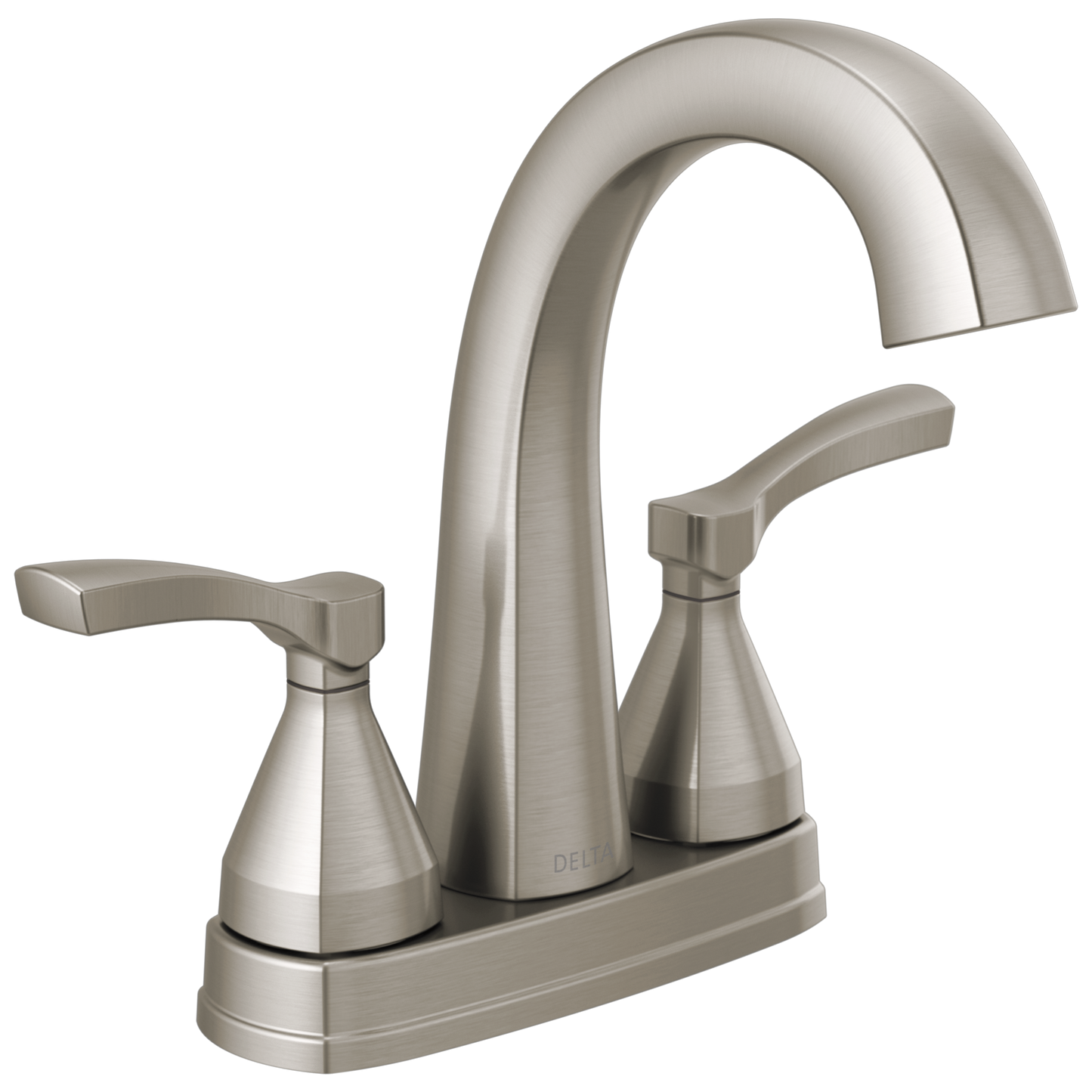 Delta Stryke 25775 Two Handle Centerset Bathroom Faucet - Lumicoat Stainless