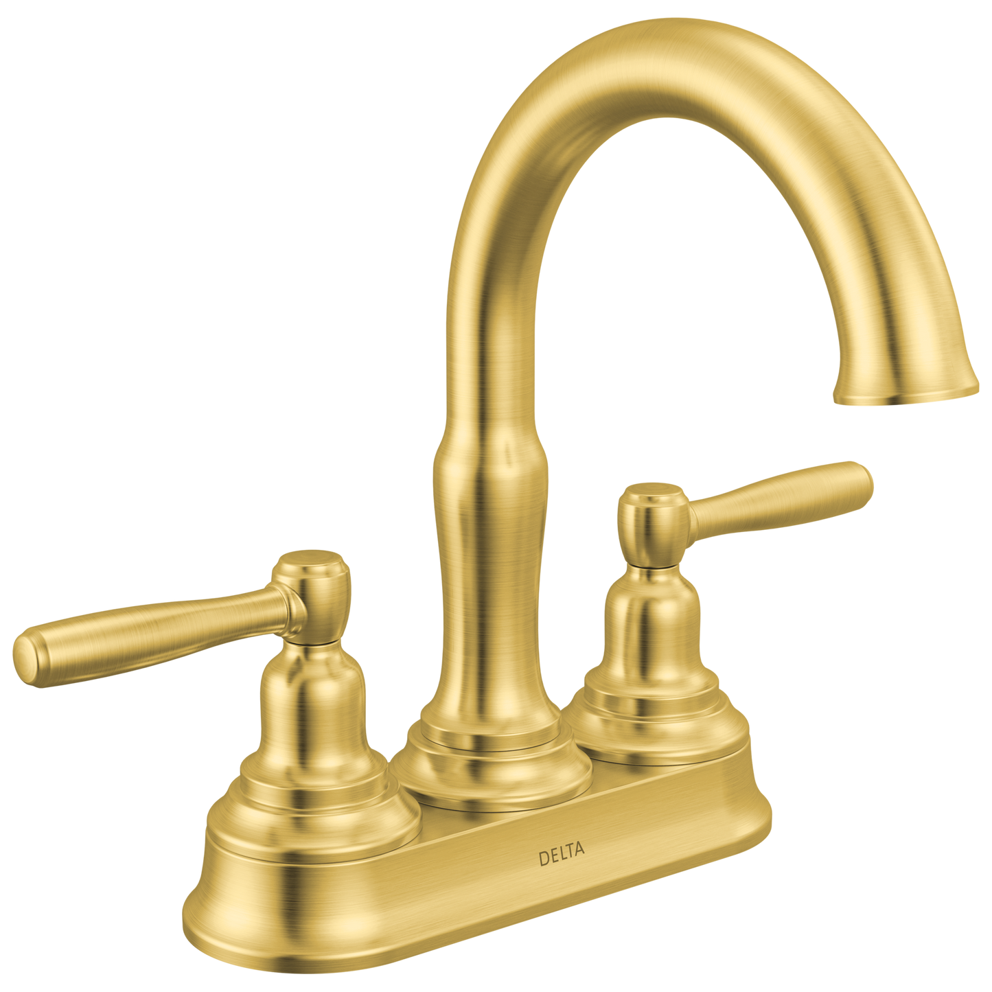 Delta Roe 25985LF Two Handle Centerset Bathroom Faucet - Brushed Gold