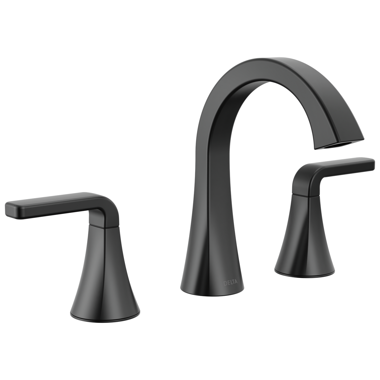 Delta Lineax 3562LF Two Handle Widespread Bathroom Faucet - Matte Black
