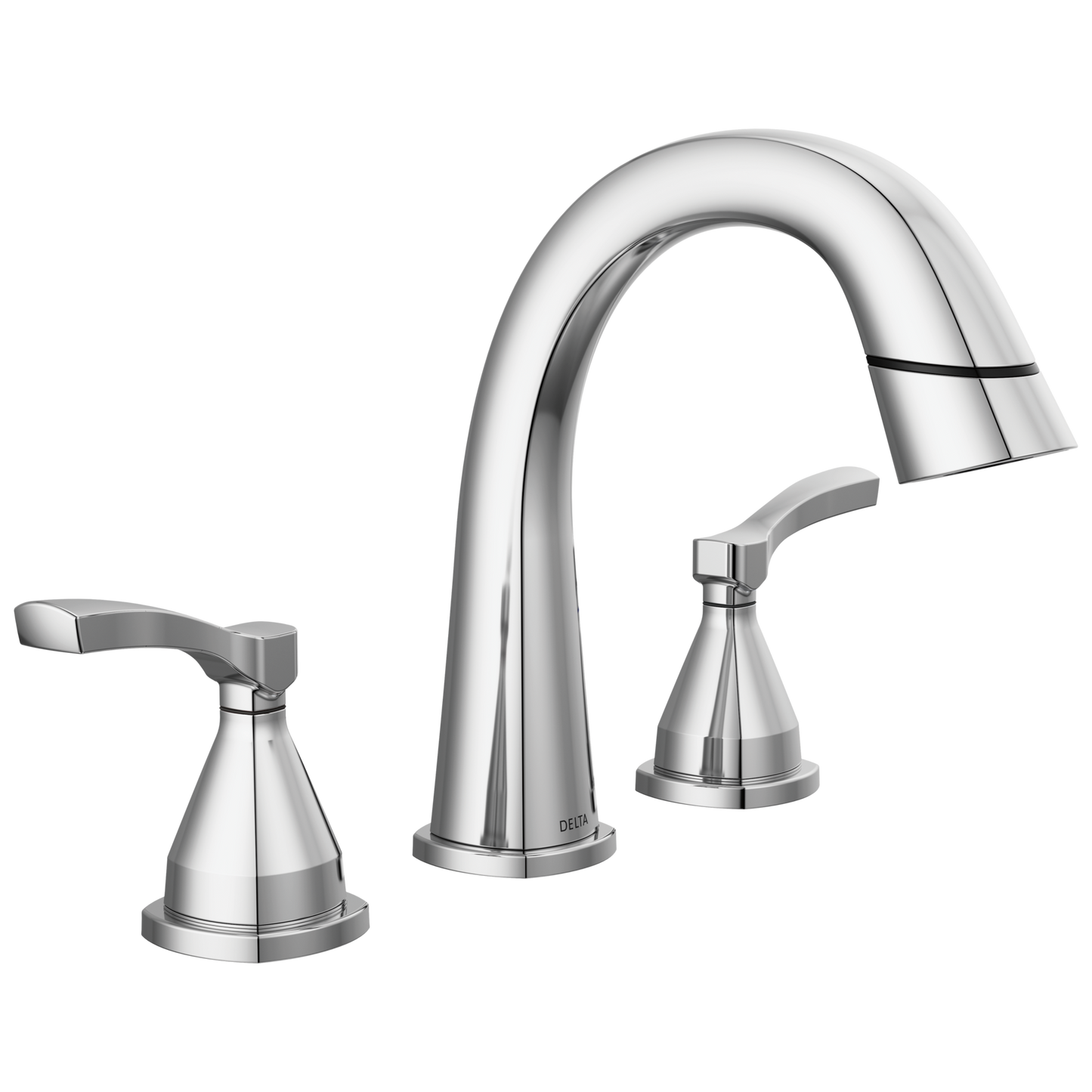 Two Handle Widespread Pull-Down Bathroom Faucet