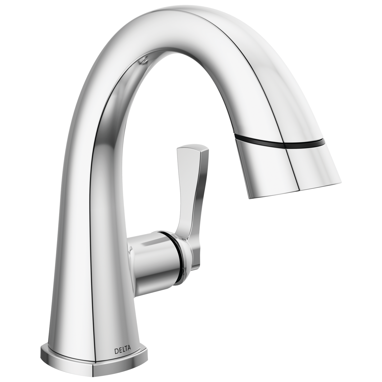 Single Handle Pull-Down Bathroom Faucet