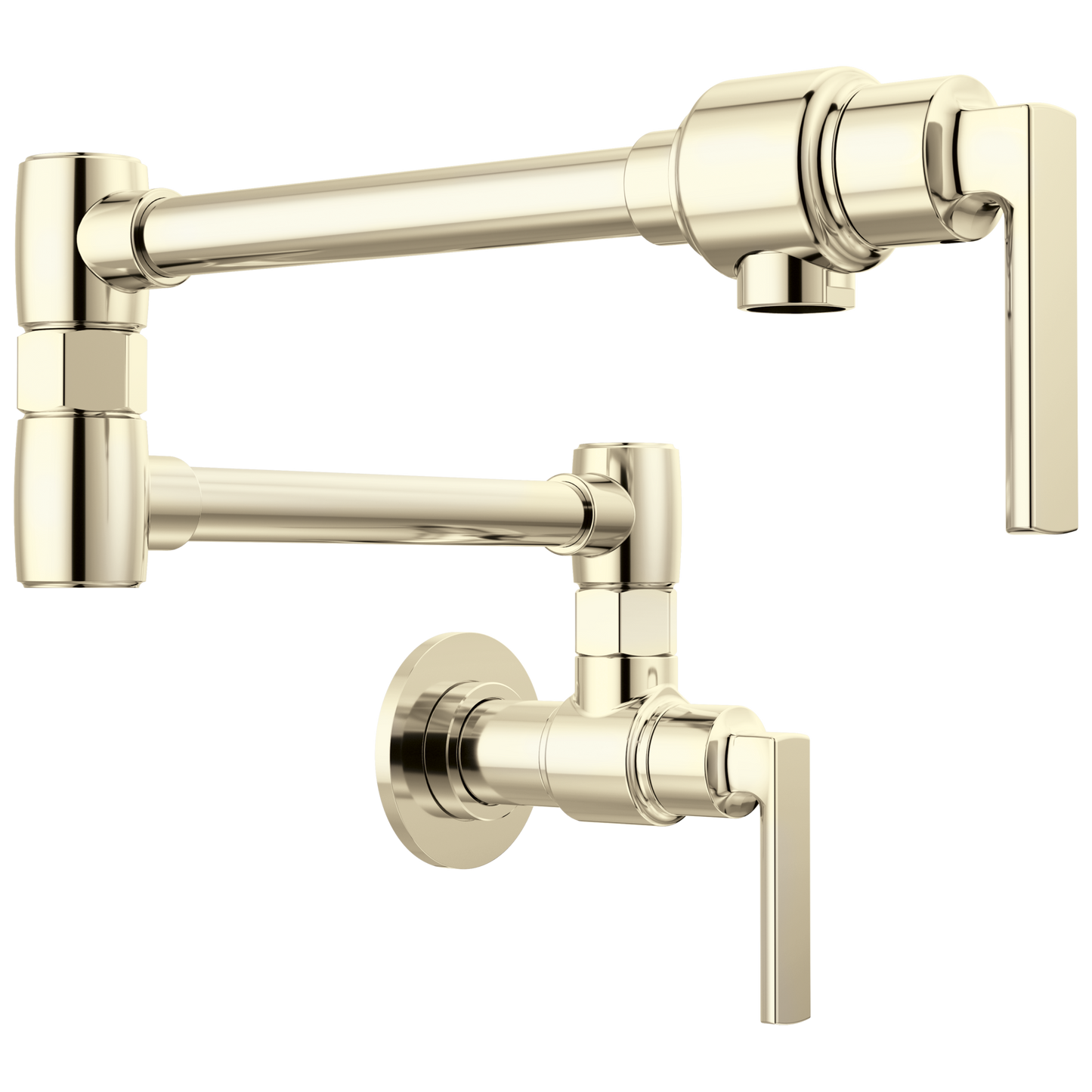 Wall Mount Pot Filler with Lever Handle