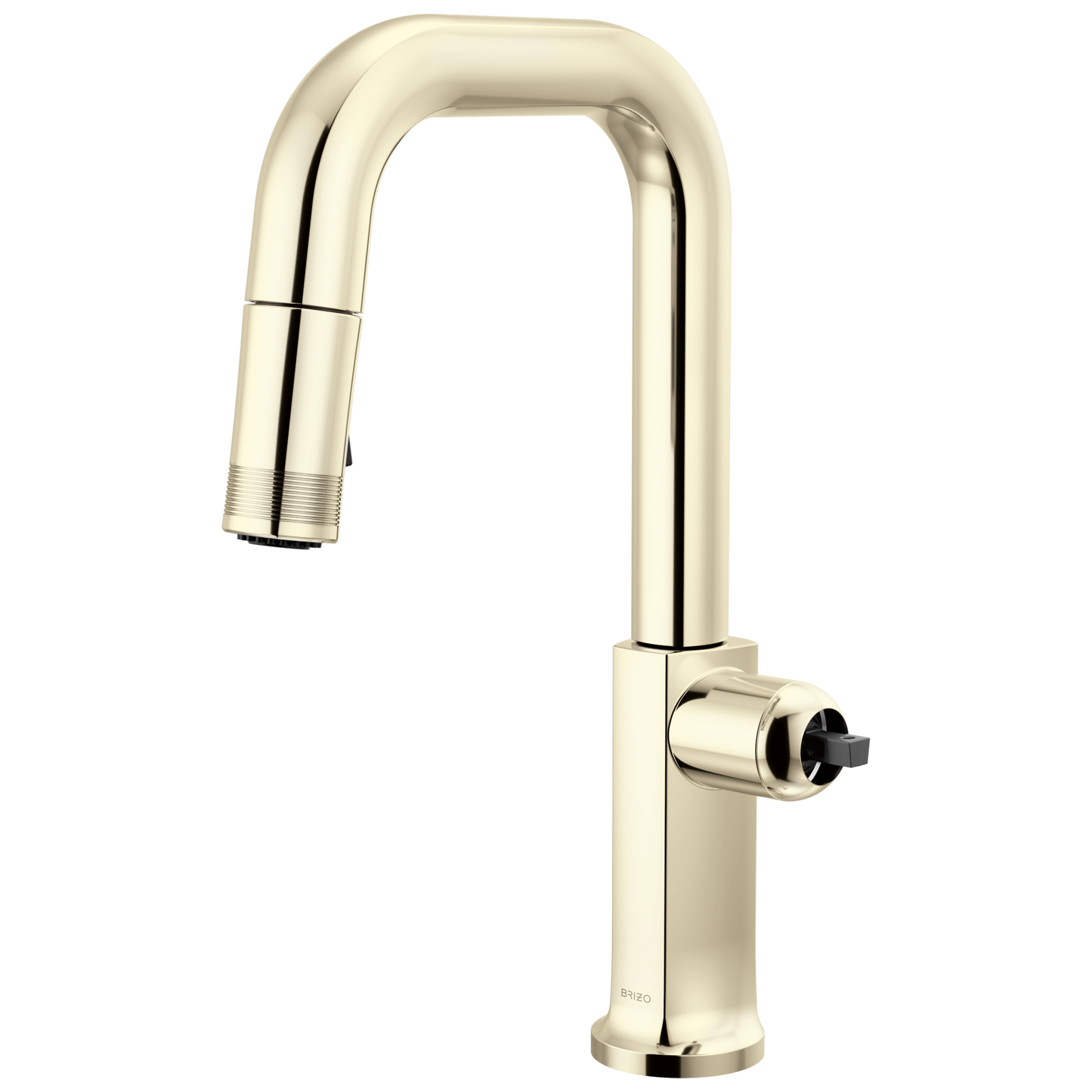 Pull-Down Prep Faucet with Square Spout - Less Handle