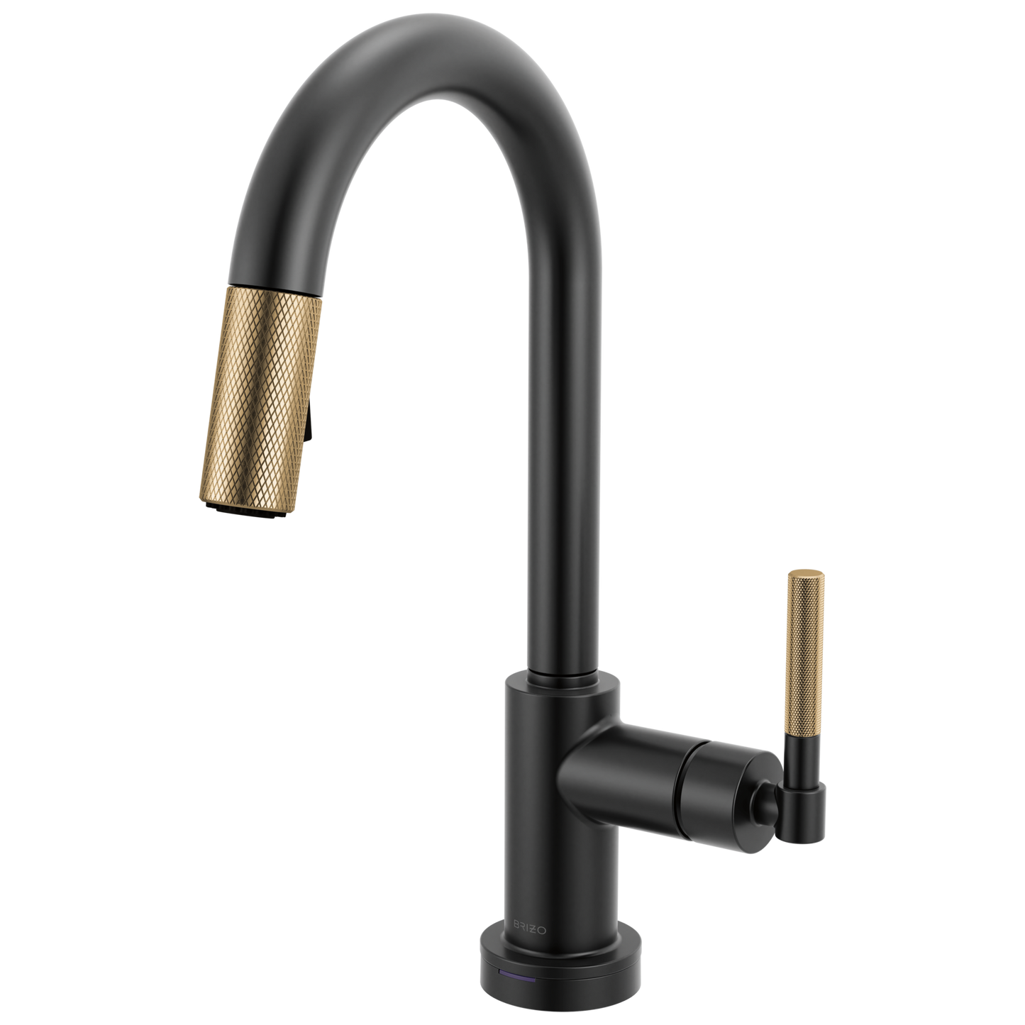 Brizo Litze 64943LF Smarttouch Pull-Down Prep Faucet with Arc Spout - Knurled Handle