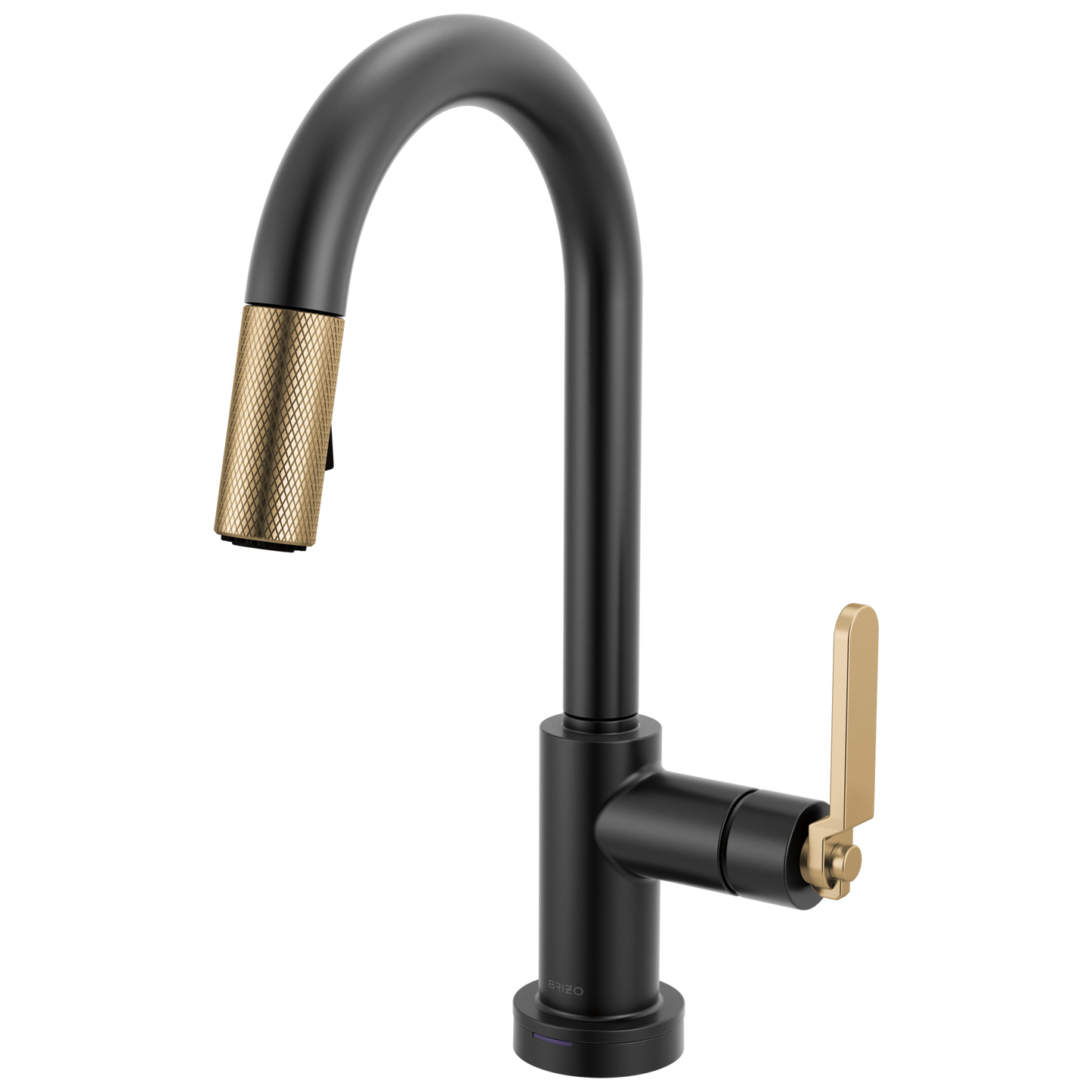Brizo Litze 64944LF Smarttouch Pull-Down Prep Faucet with Arc Spout - Industrial Handle