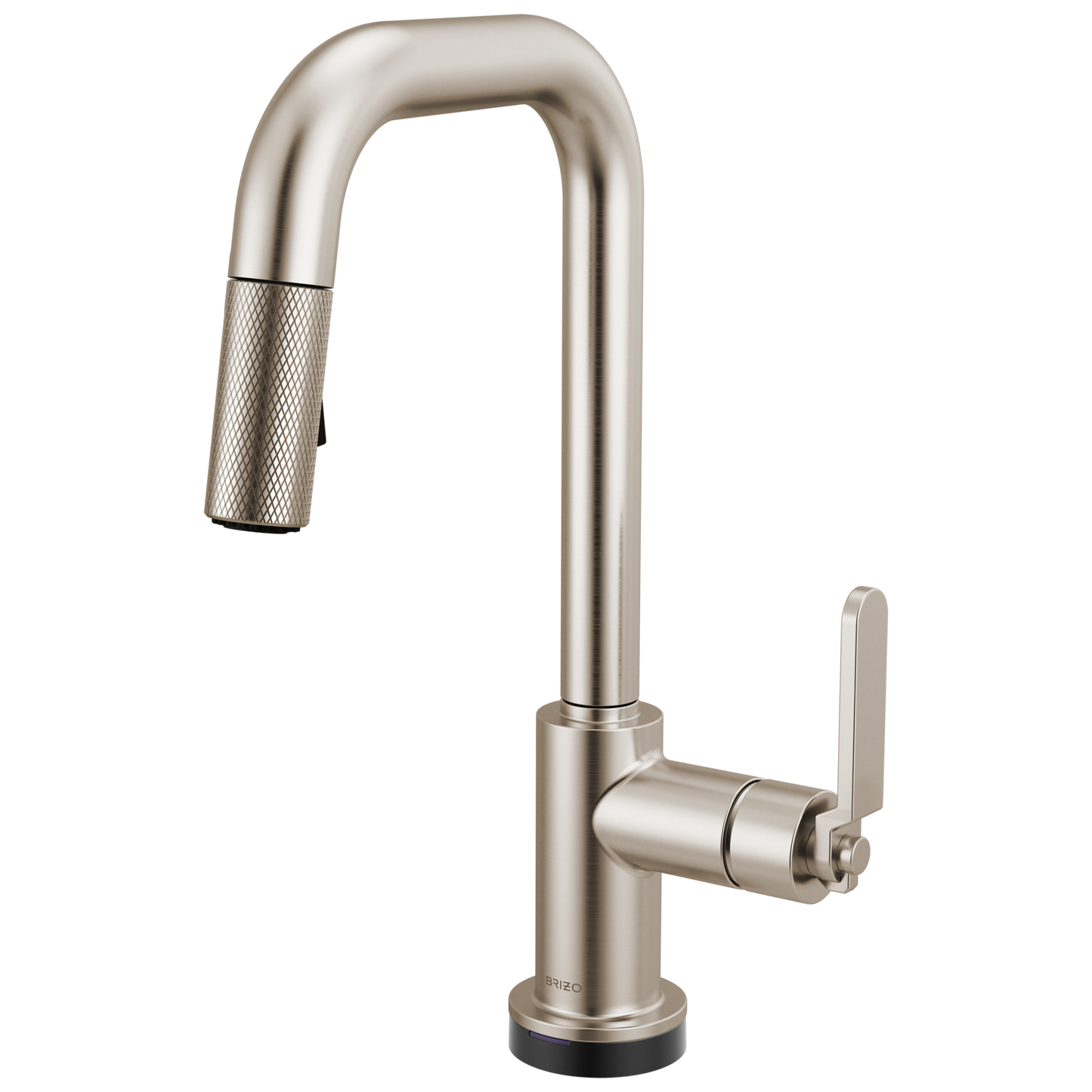 Brizo Litze 64954LF Smarttouch Pull-Down Prep Faucet with Square Spout - Industrial Handle - Stainless