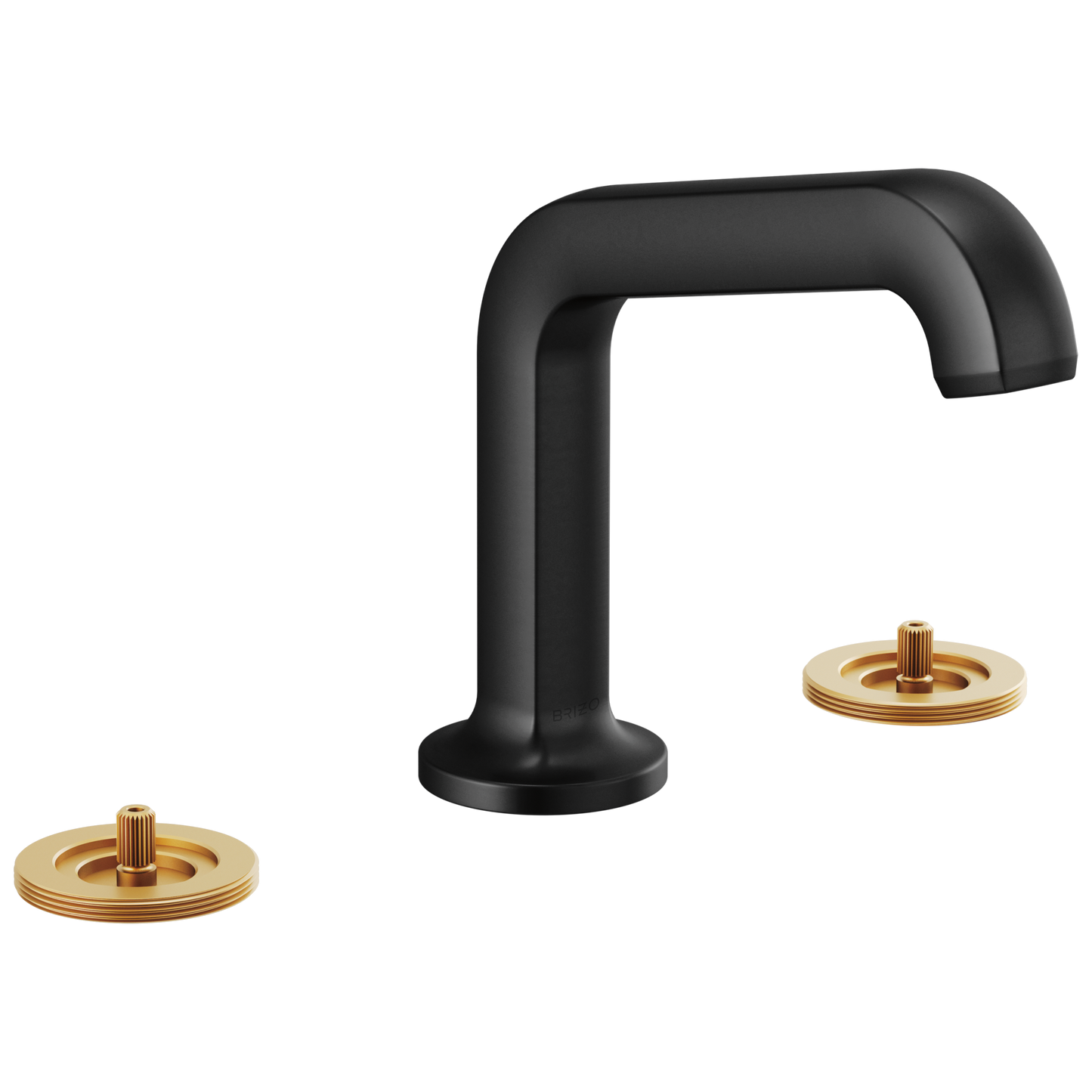 Widespread Lavatory Faucet with Angled Spout - Less Handles