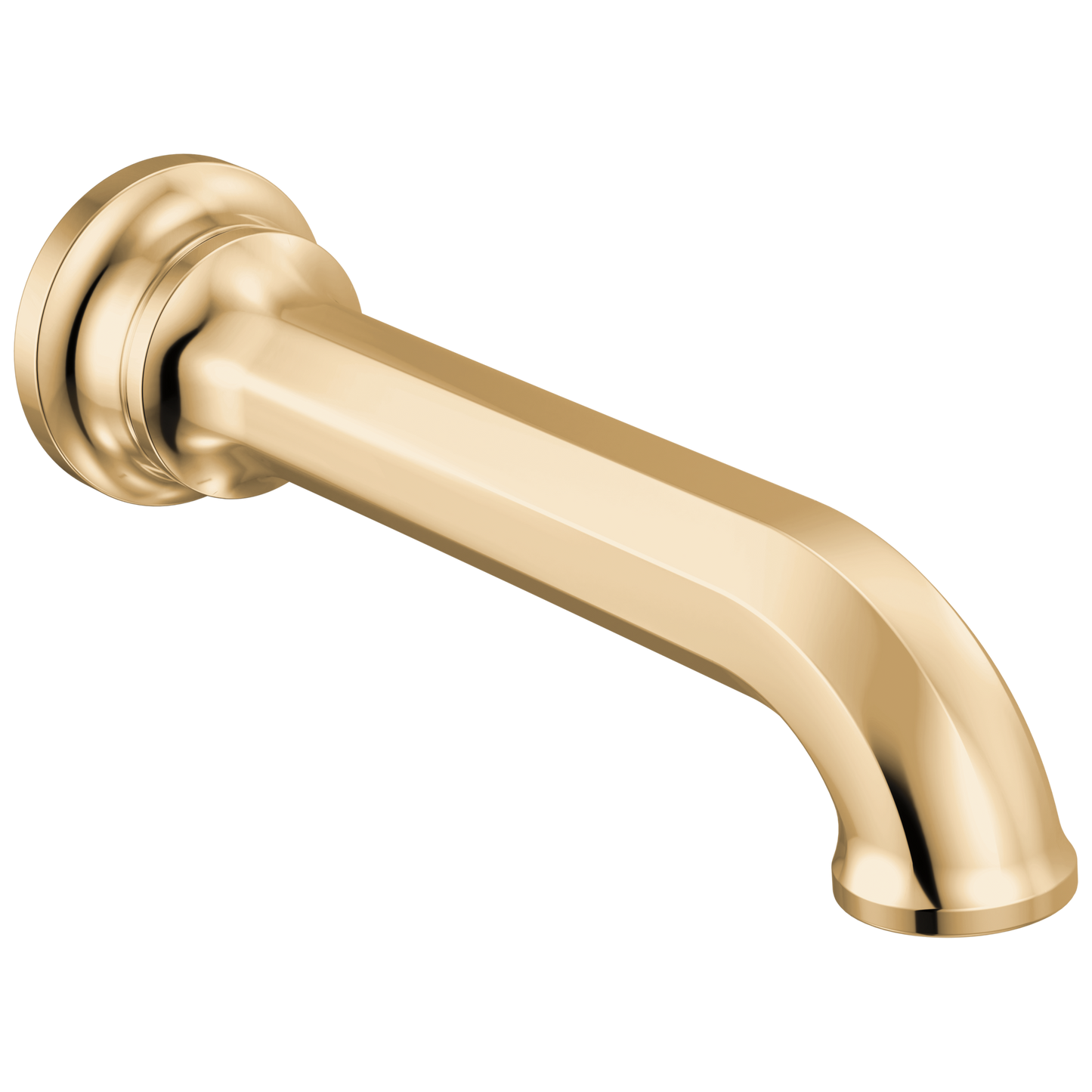Brizo Beauclere 73665 Non-Diverter Tub Spout - Polished Gold