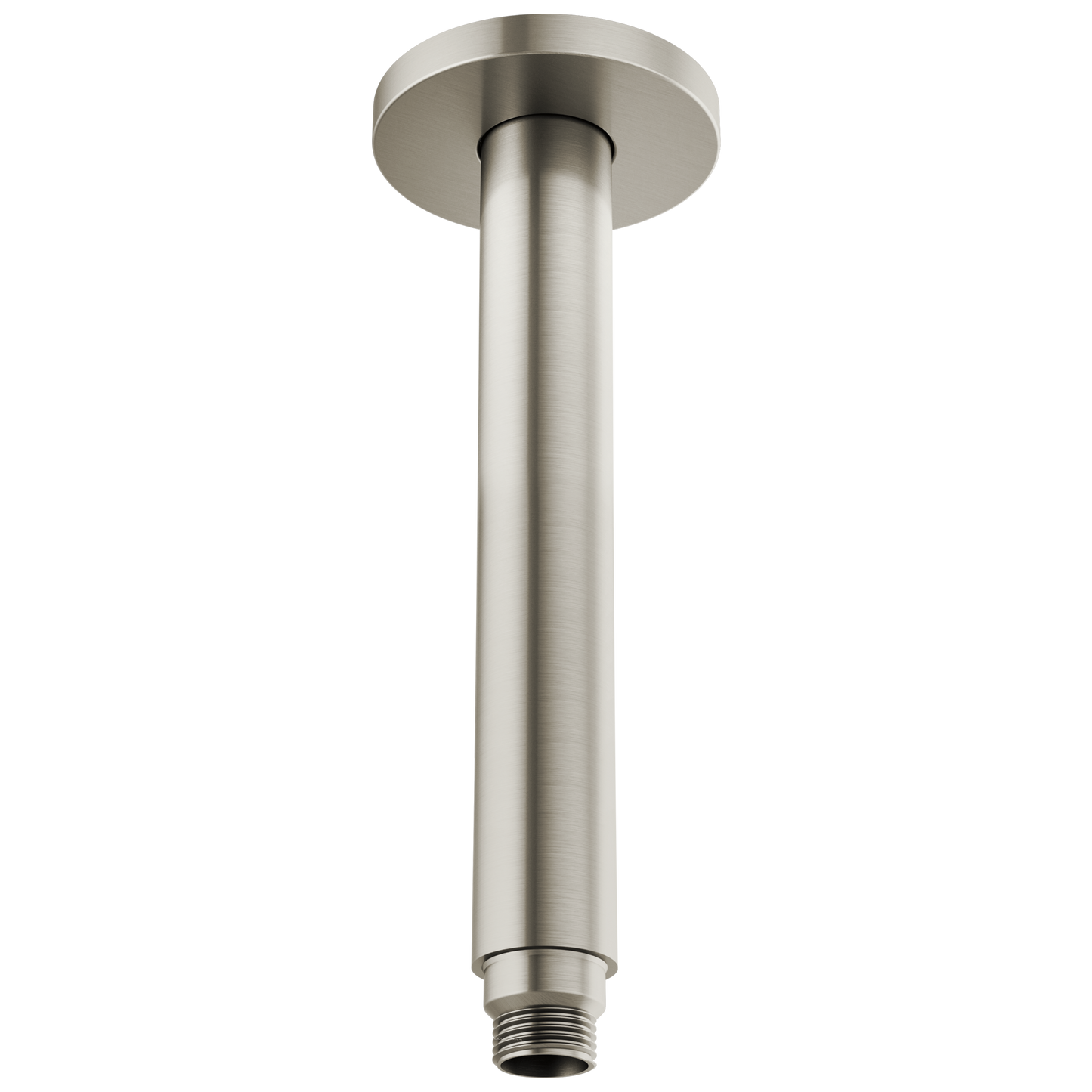 Brizo Kintsu 83992 10" Dual Waterway Ceiling Mount Shower Arm and Flange - Luxe Nickel