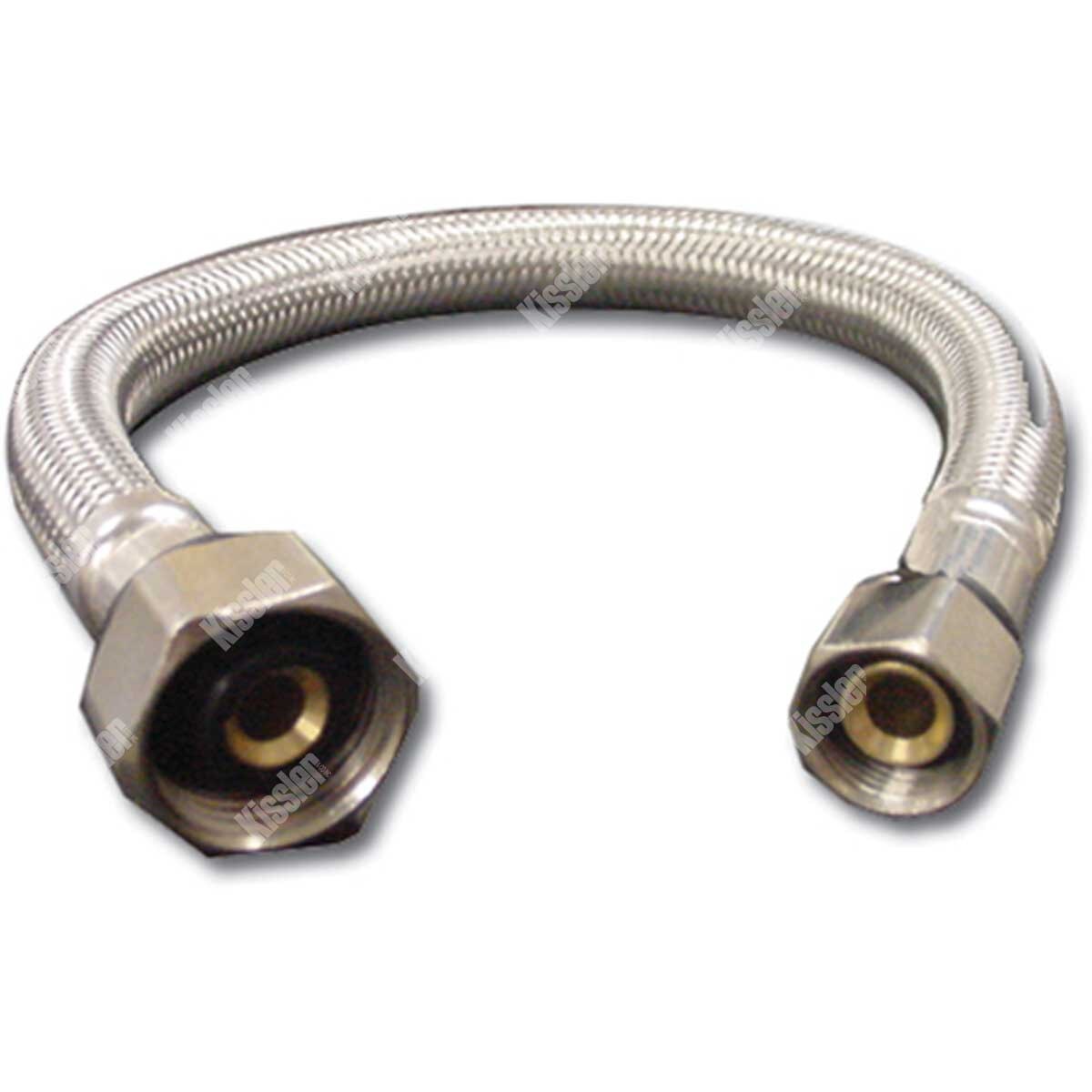 Kissler 88-2003 3/8" Compression x 1/2" NPT Stainless Steel Faucet Connector (30" Length)