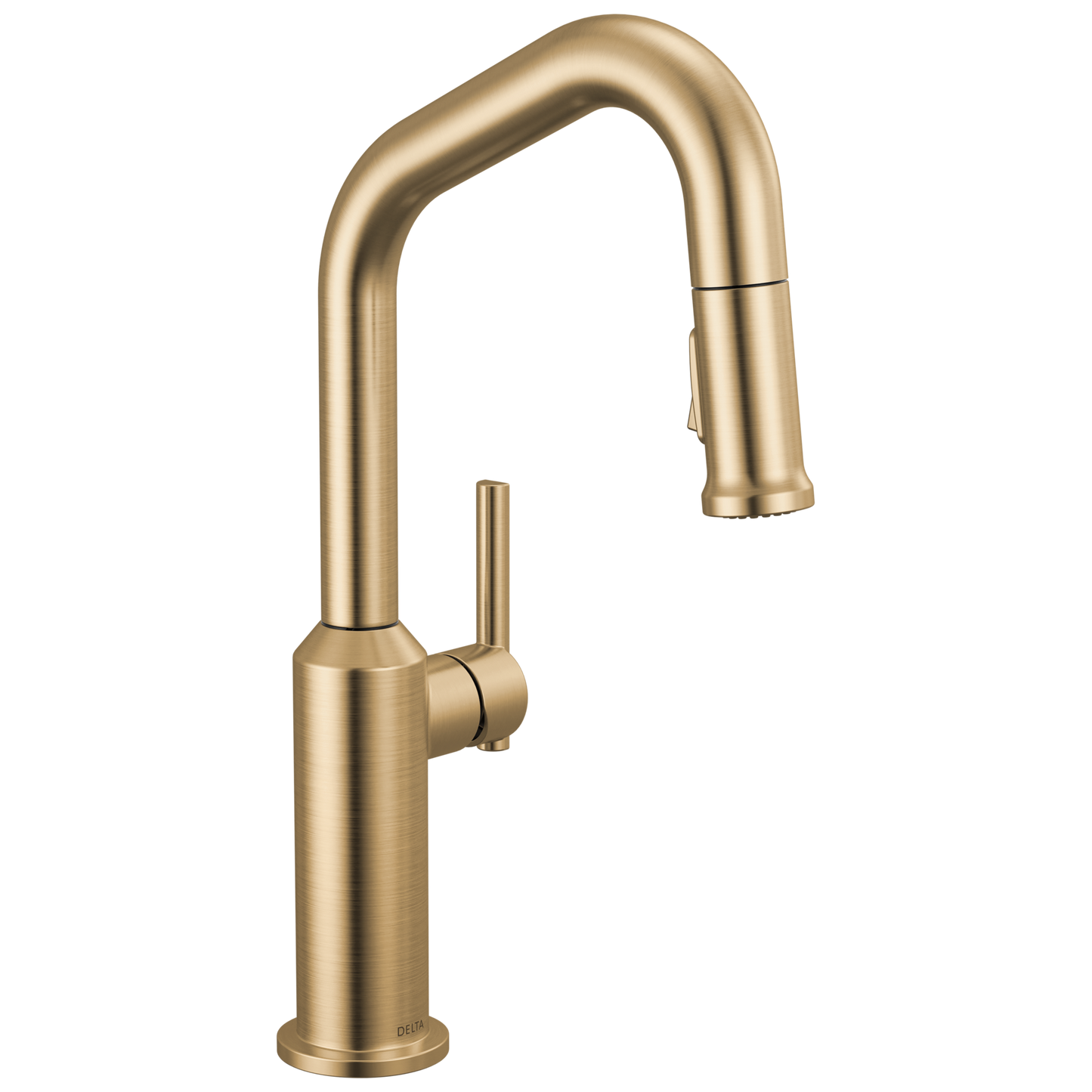 Delta Cordova 9885 Single Handle Pull-Down Bar/Prep Faucet - Lumicoat Champagne Bronze