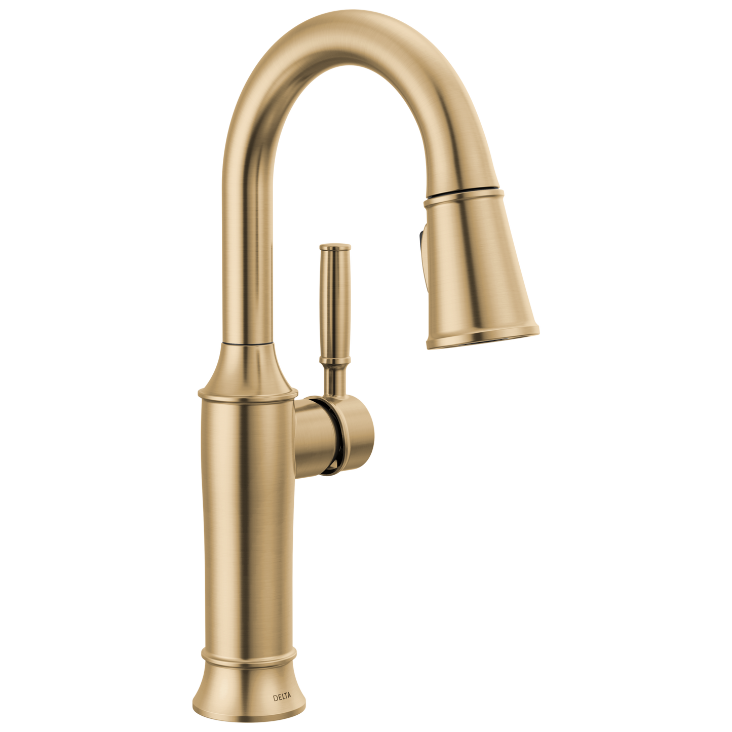 Delta Renaldi 9984 Single Handle Pull-Down Bar / Prep Faucet - Lumicoat Champagne Bronze