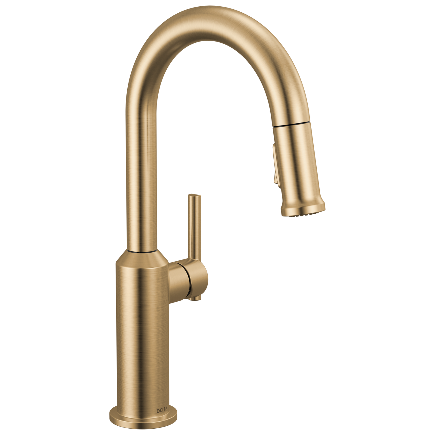 Delta Cordova 9985 Single Handle Pull-Down Bar/Prep Faucet - Lumicoat Champagne Bronze