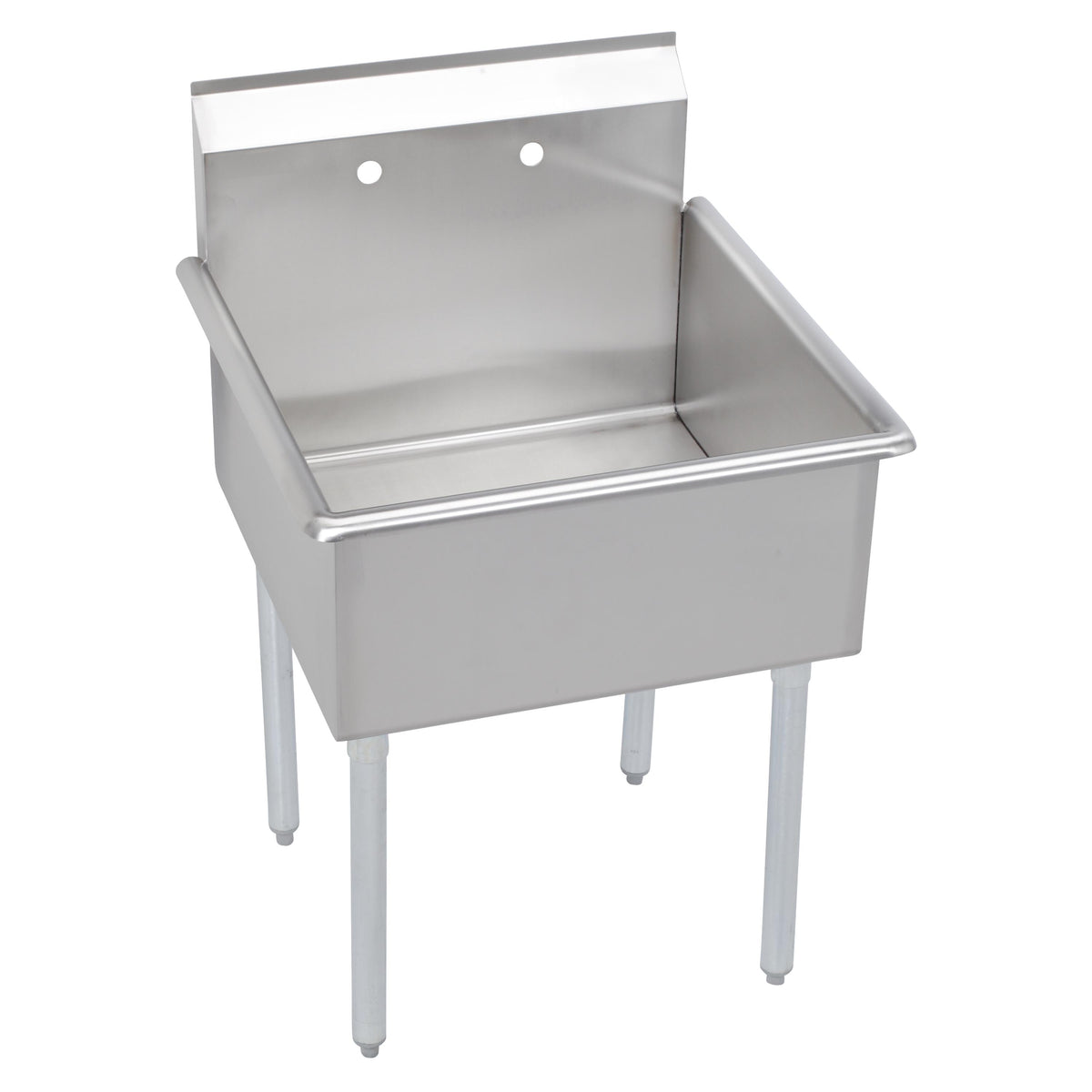 Elkay Dependabilt Stainless Steel 21" x 21-1/2" x 42" 18 Gauge One Compartment Budget Sink with Stainless Steel Legs