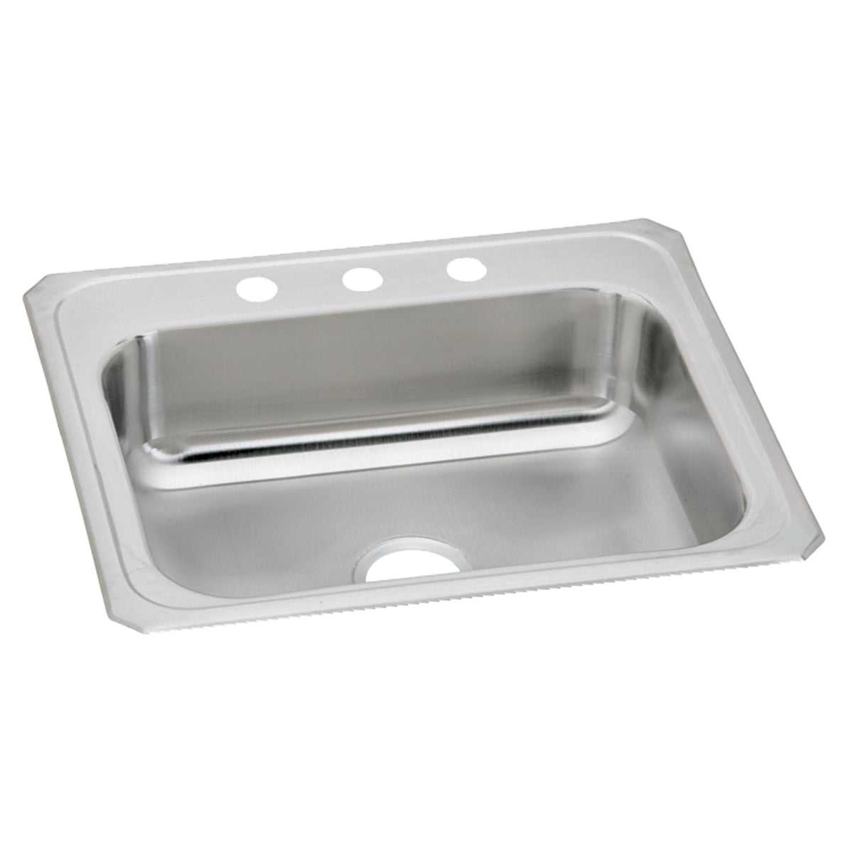 Elkay Celebrity Stainless Steel 31" x 22" x 6-7/8" 4-Hole Single Bowl Drop-in Sink