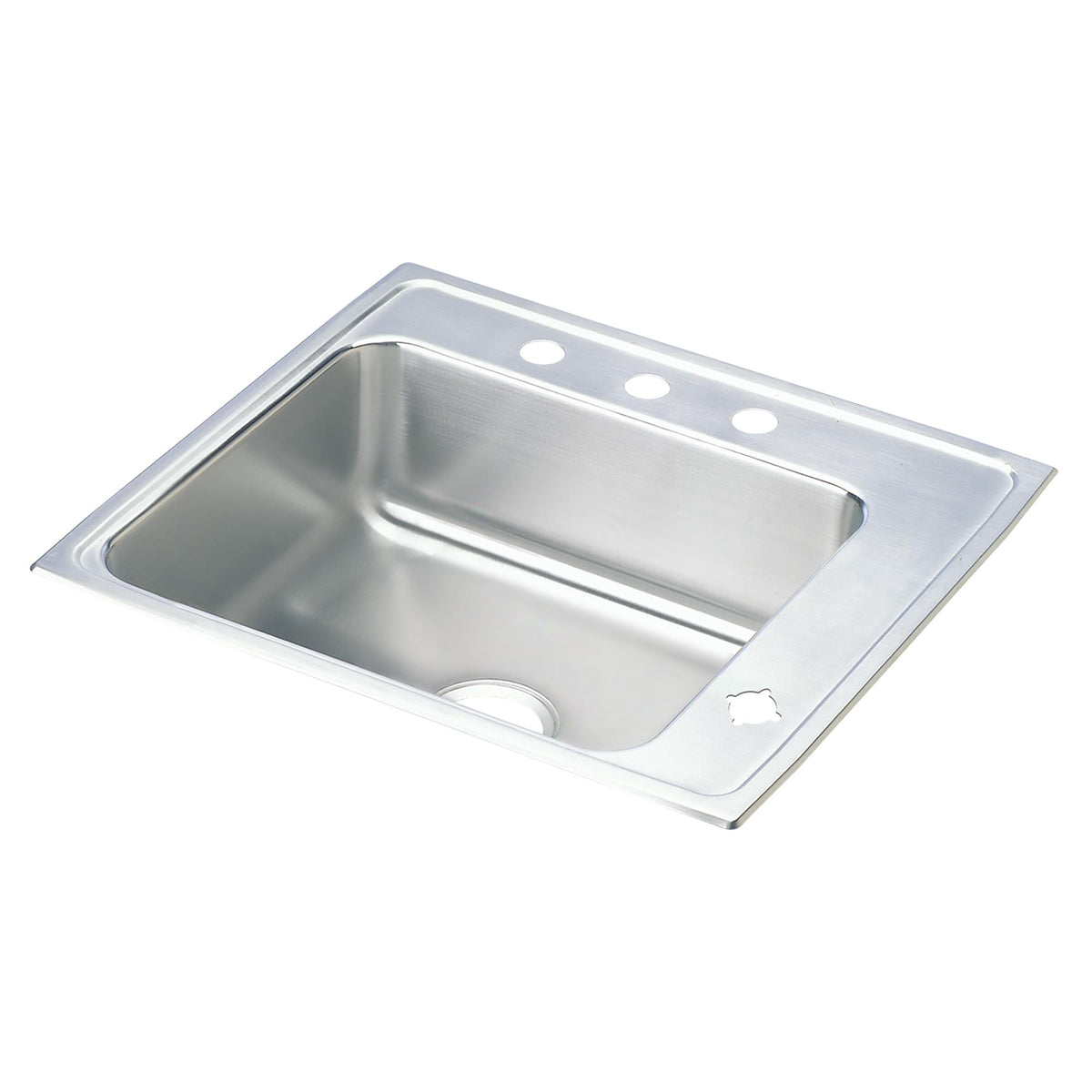 Elkay Lustertone Classic Stainless Steel 25" x 22" x 7-5/8" Single Bowl Drop-in Classroom Sink