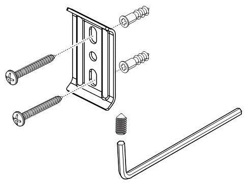 Delta Cassidy RP100080 Mounting Bracket with Screws