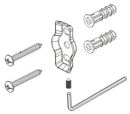 Delta Ara RP100086 Mounting Bracket with Screws