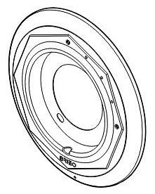 Brizo Rook RP100102PN Escutcheon