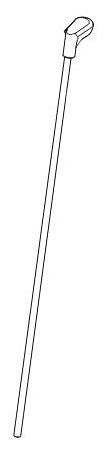 Delta Sandover RP100127BL Lift Rod