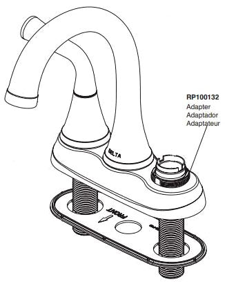 Delta Sandover RP100132 Handle Adapter