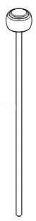 Delta Woodhurst RP100141BL Lift Rod & Finial