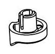 Delta Stryke RP100515BL Button - 1H Single Hole Bath Faucet