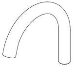 Brizo Rook RP100569PG Spout Assembly