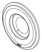 Brizo Atavis RP100606BL Sensori Escutcheon
