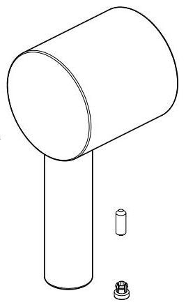 Brizo Odin RP100648BN Pressure Balance with Diverter - Valve Handle