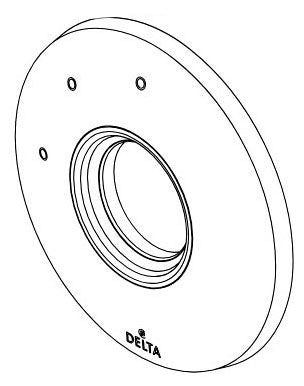 Delta Galeon RP100952PCPR 3F Diverter Escutcheon