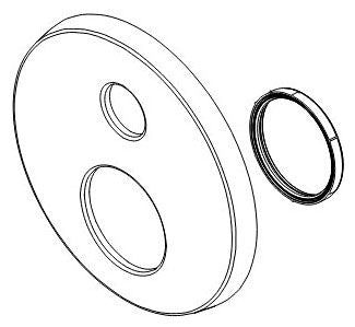 Delta RP101029RB Escutcheon - 6 Setting Integrated Diverter