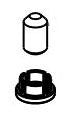 Delta Tetra RP101053BL Set Screw, Cover & Wrench