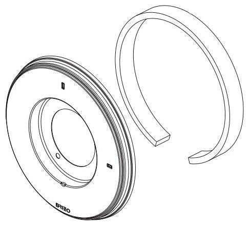 Brizo Invari RP101152NK Pressure Balance Valve Trim Escutcheon