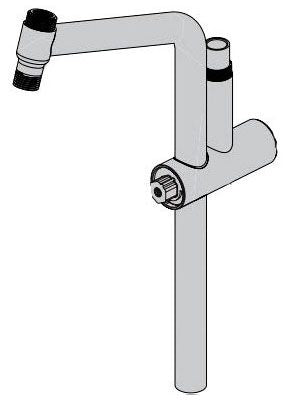 Brizo Invari RP101160PC Slide Bar Shower Arm